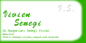 vivien semegi business card
